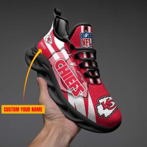 Kansas City Chiefs Personalized Max Soul Shoes