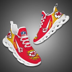 Kansas City Chiefs Personalized NFL Max Soul Shoes