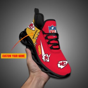 Kansas City Chiefs Personalized NFL Max Soul Shoes Fan Gift