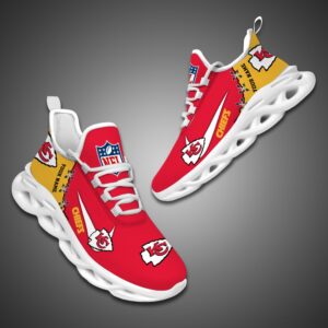 Kansas City Chiefs Personalized NFL Max Soul Shoes Fan Gift