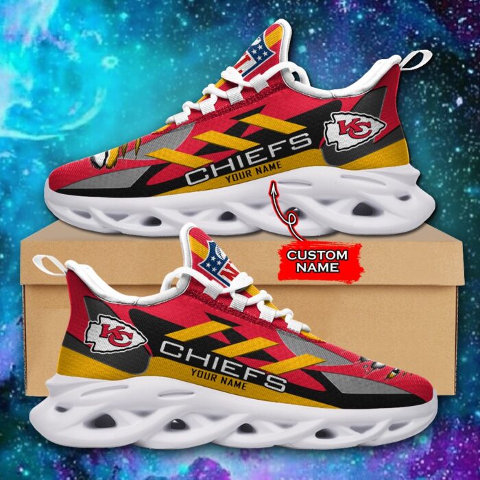 Kansas City Chiefs Personalized NFL Max Soul Sneaker Ver 1