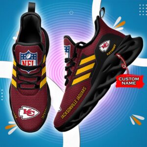 Kansas City Chiefs Personalized NFL Max Soul Sneaker for Fans