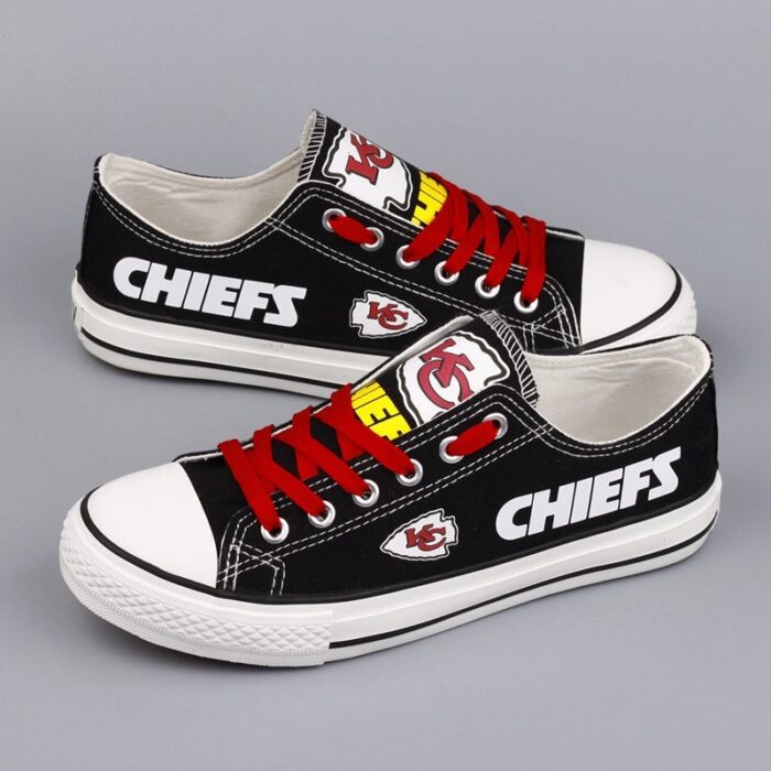 Kansas City Chiefs Women's Shoes Low Top Canvas Shoes