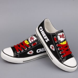 Kansas City Chiefs Women's Shoes Low Top Canvas Shoes