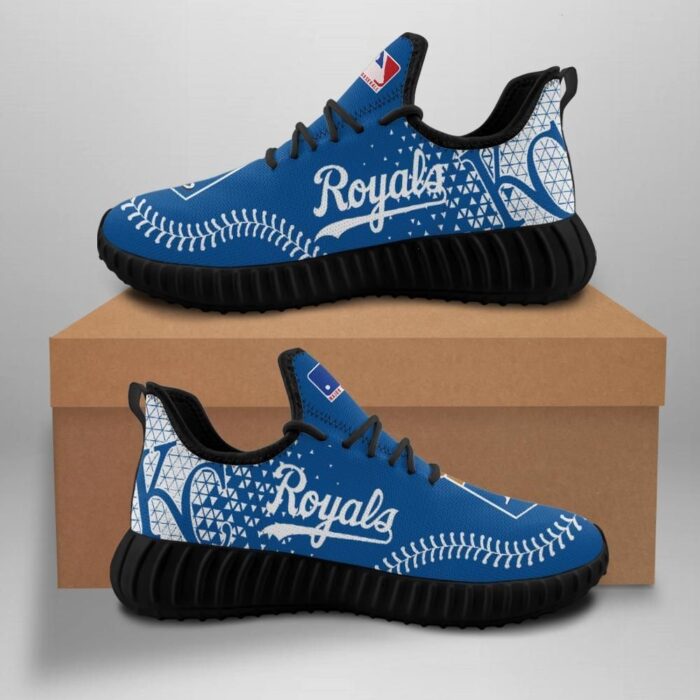 Kansas City Royals Custom Shoes Sport Sneakers Baseball Yeezy Boost