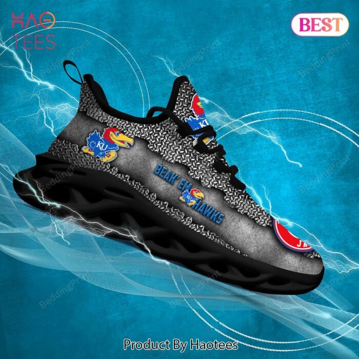 Kansas Jayhawks NCAA Black Color Max Soul Shoes