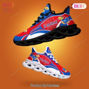 Kansas Jayhawks NCAA Blue White Red Max Soul Shoes