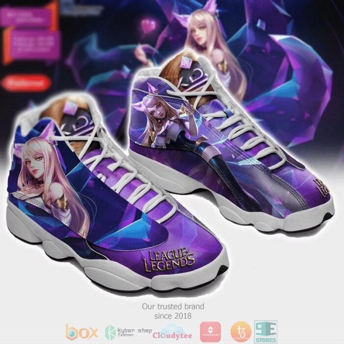 Kda Ahri Lol League Of Legends Birthday Air Jordan 13 Sneaker Shoes