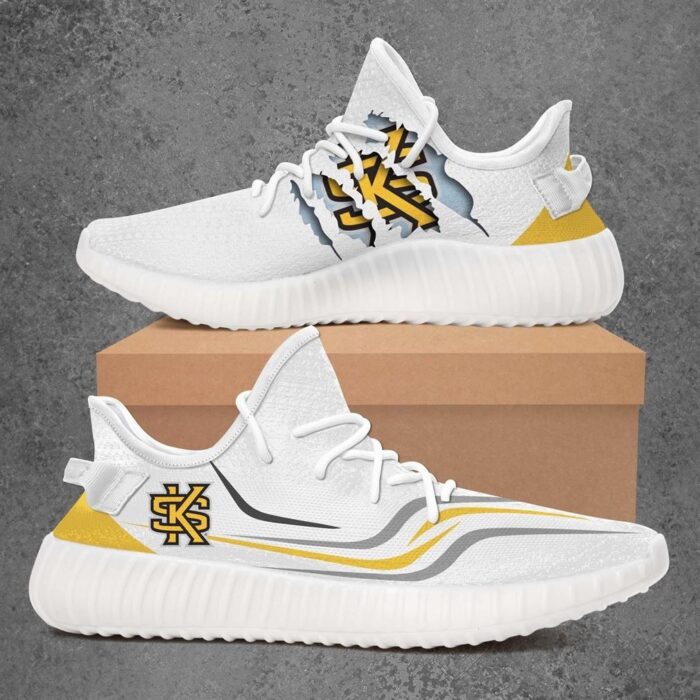 Kennesaw State Owls Yeezy Black Shoes Sport Sneakers