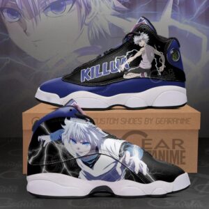 Killua Zoldyck Anime Hunter X Hunter Air Jordan 13 Shoes