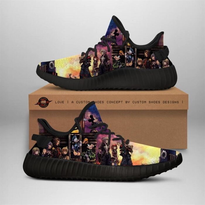 Kingdom Hearts Yeezy Shoes Sport Sneakers