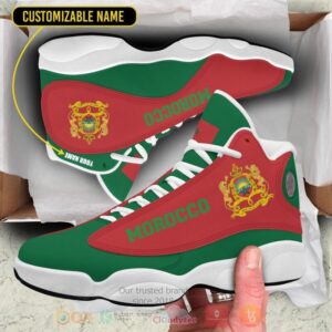 Kingdom Of Morocco Personalized Air Jordan 13 Shoes