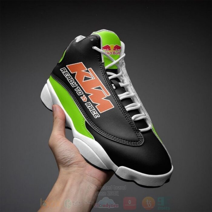 Ktm Ready To Race Green Air Jordan 13 Shoes Limited Edition