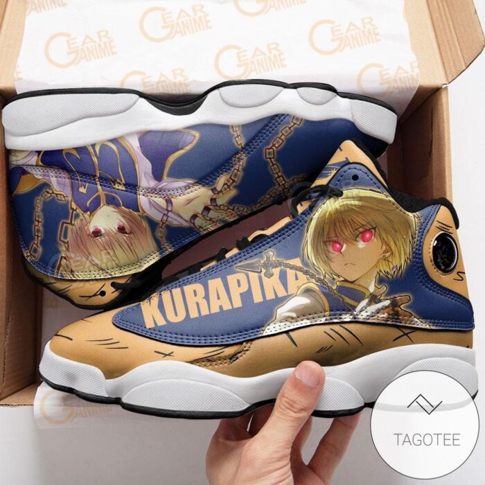 Kurapika Sneakers Custom Anime Hunter X Hunter Air Jordan 13 Shoes