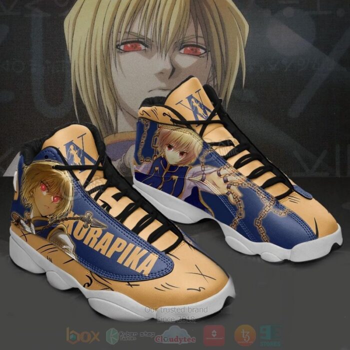 Kurapika Sneakers Hunter X Hunter Custom Anime Air Jordan 13 Shoes