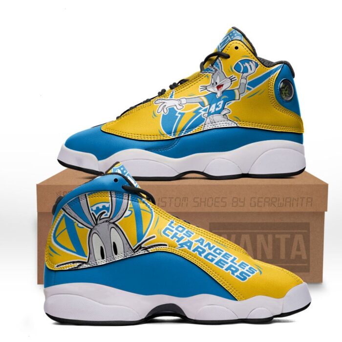 LA Chargers J13 Sneakers Custom Shoes