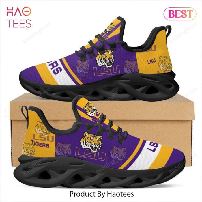 LSU Tigers NCAA Gold Mix Violet Max Soul Shoes