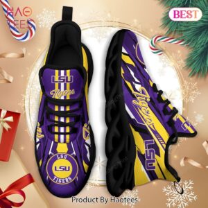 LSU Tigers NCAA Max Soul Shoes Fan Gift