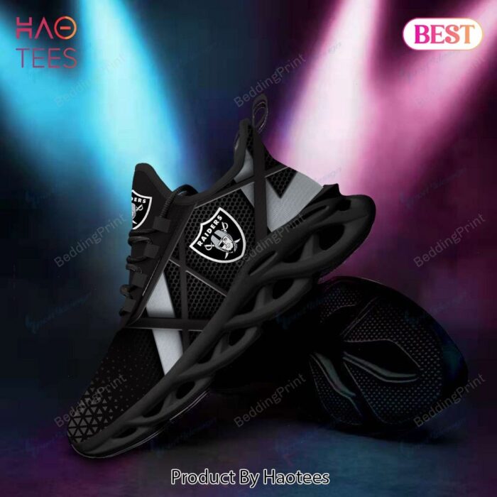 Las Vegas Raiders NFL Black Color Max Soul Shoes