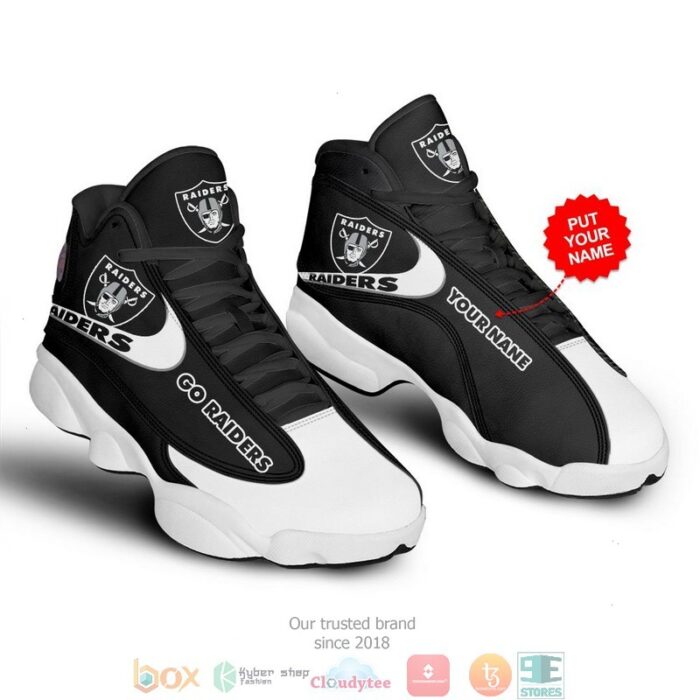 Las Vegas Raiders Nfl 1 Football Air Jordan 13 Sneaker Shoes