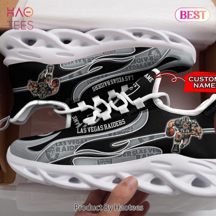 Las Vegas Raiders Nfl Personalized Max Soul Shoes Fan Gift