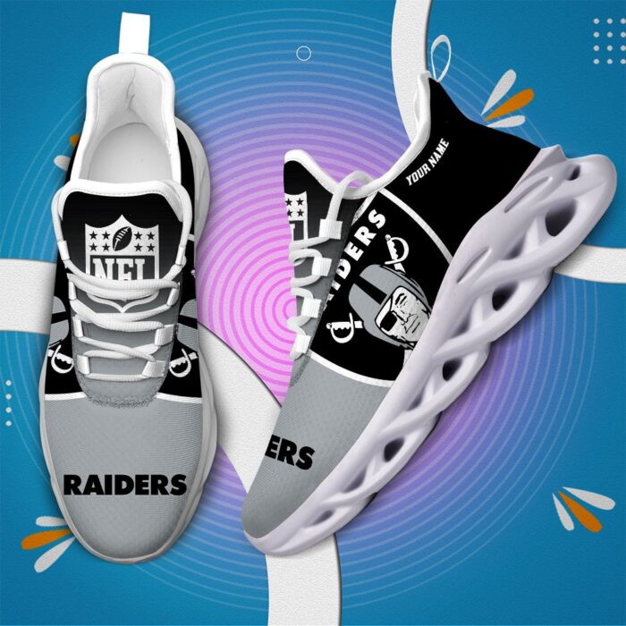 Las Vegas Raiders Personalized Custom Name Max Soul Shoes