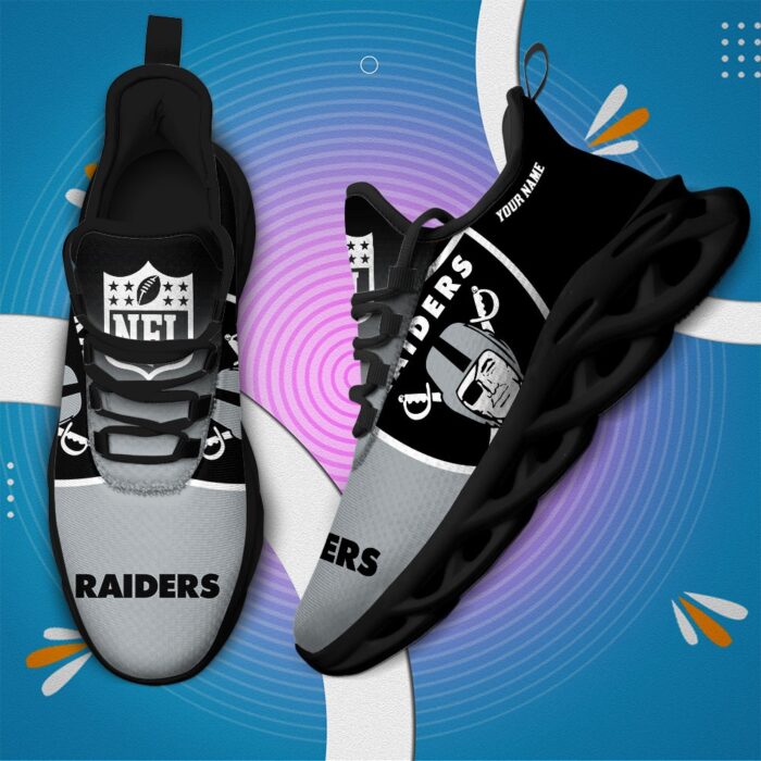 Las Vegas Raiders Personalized Custom Name Max Soul Shoes