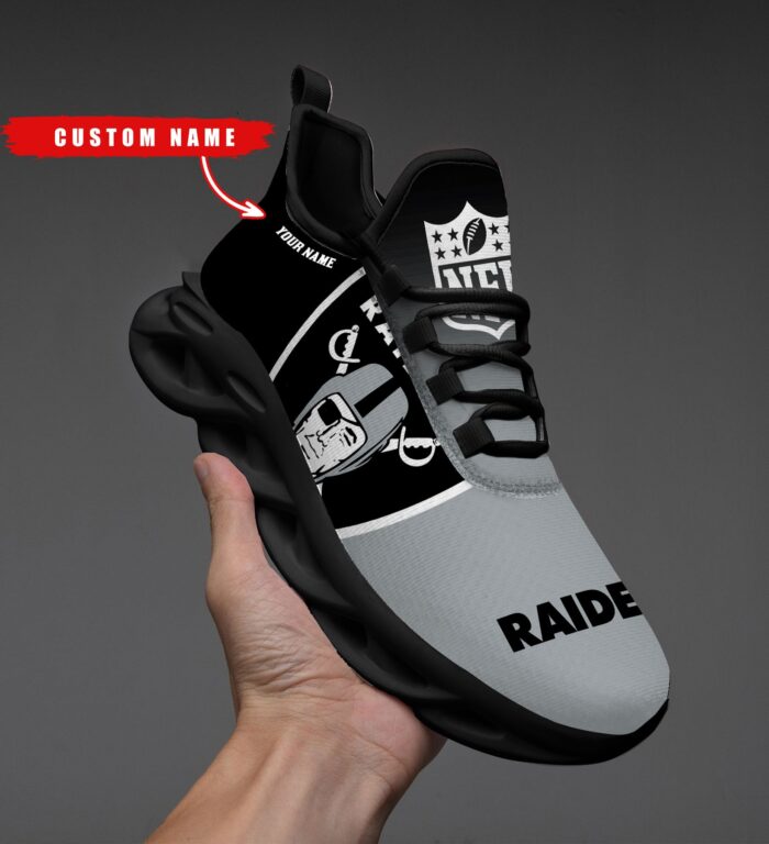 Las Vegas Raiders Personalized Custom Name Max Soul Shoes