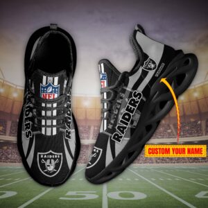 Las Vegas Raiders Personalized Max Soul Shoes