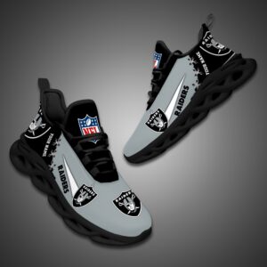 Las Vegas Raiders Personalized NFL Max Soul Shoes Fan Gift