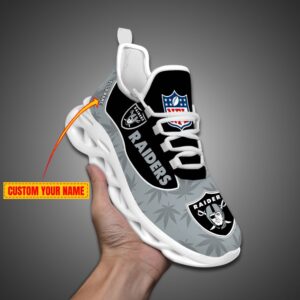 Las Vegas Raiders Personalized Weed Limited Edition Max Soul Shoes