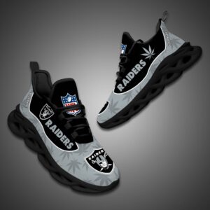 Las Vegas Raiders Personalized Weed Limited Edition Max Soul Shoes