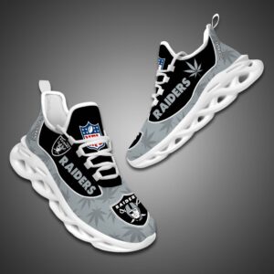 Las Vegas Raiders Personalized Weed Limited Edition Max Soul Shoes