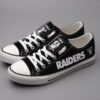 Las Vegas Raiders Shoes Low Top Canvas Shoes