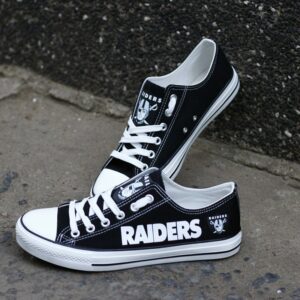 Las Vegas Raiders Shoes Low Top Canvas Shoes