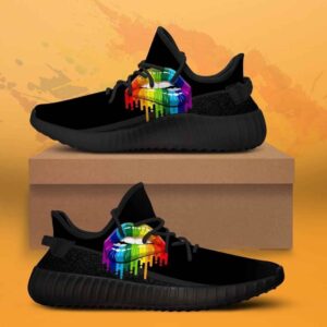 Lbgt Lips Color Yeezy Boost Shoes Sport Sneakers Yeezy Shoes