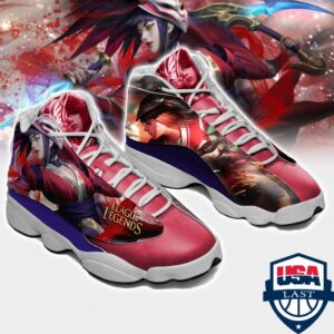 League Of Legends Bloodmoon Akali Air Jordan 13 Sneaker