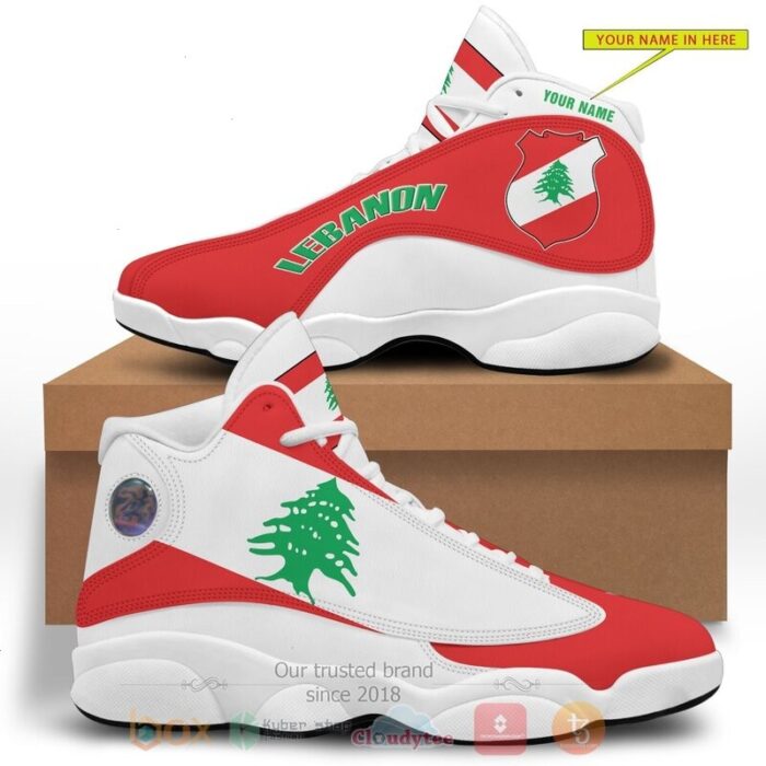 Lebanon Personalized Air Jordan 13 Shoes