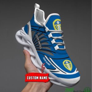 Leeds United Blue Custom Name Max Soul Shoes V3