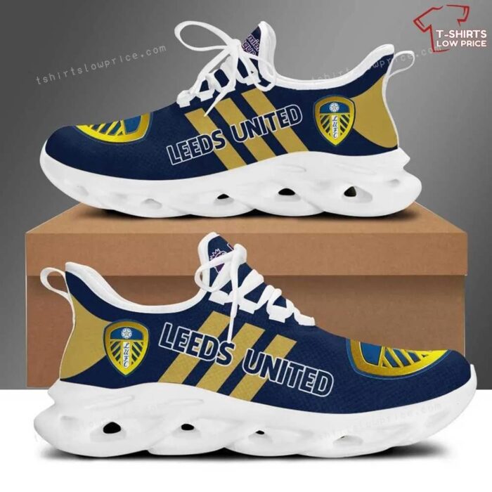 Leeds United Dark Blue Max Soul Sneakers Running Shoes