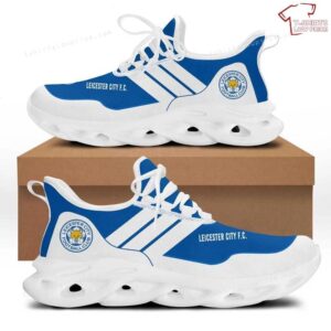 Leicester City FC White Blue For Fans Max Soul Sneakers Running Shoes