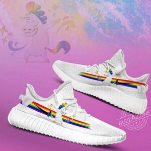 Lgbt Colors Unicorn Yeezy Boost Shoes Sport Sneakers Yeezy Shoes