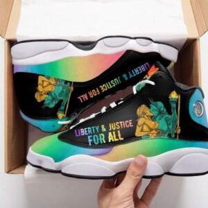 Lgbt Liberty And Justice For All Air Jordan 13 Sneakers