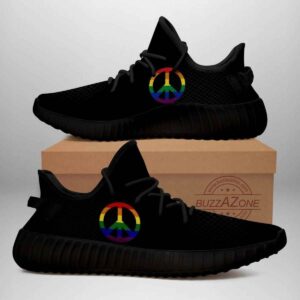 Lgbt Peace Custom Yeezy Boost Shoes Sport Sneakers Yeezy Shoes