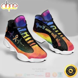 Lgbt You'Ll Never Walk Alone Air Jordan 13 Shoes