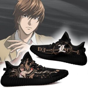 Light Yagami Yeezy Shoes Death Note Art 89