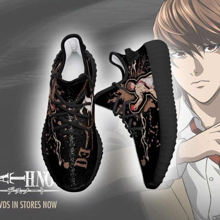 Light Yagami Yeezy Shoes Death Note Art 89