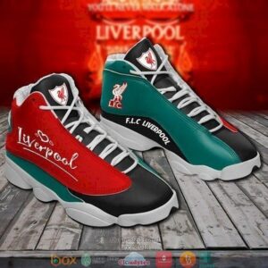 Liverpool L F C Teams Big Logo Air Jordan 13 Sneaker Shoes