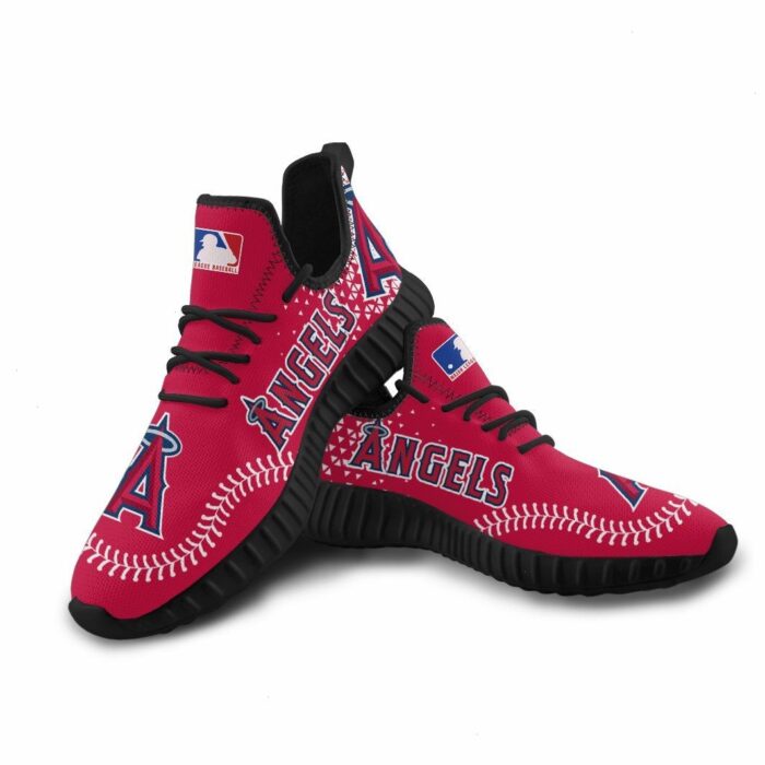 Los Angeles Angels Unisex Sneakers New Sneakers Custom Shoes Baseball Yeezy Boost