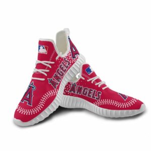 Los Angeles Angels Unisex Sneakers New Sneakers Custom Shoes Baseball Yeezy Boost